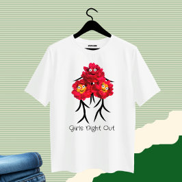 T-shirt Trois pivoines