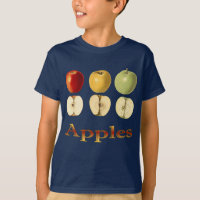 Trois pommes ~ Fruit botanique ~ N'importe quelle 