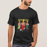 Trois poulpes en chaussettes Drôle moche Noël Swea