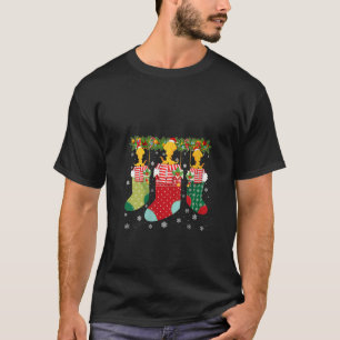 T-shirt Trois poulpes en chaussettes Drôle moche Noël Swea