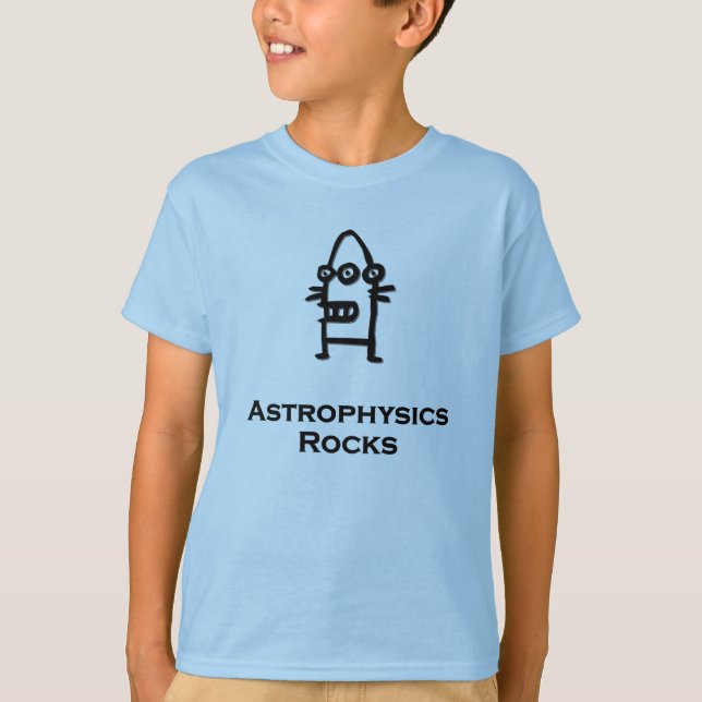T-shirt Trois rochers d'astrophysique des deux yeux (Devant)