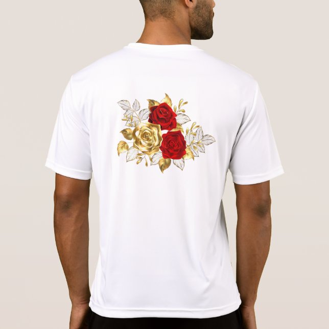 T-shirt Trois Roses de bijoux (Dos)