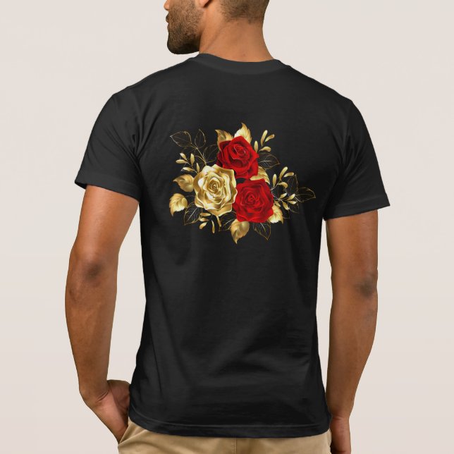 T-shirt Trois Roses de bijoux (Dos)