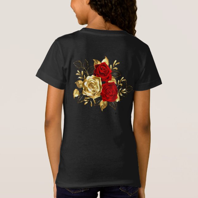 T-Shirt Trois Roses de bijoux (Dos)