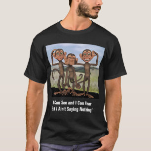 T-shirt Trois singes