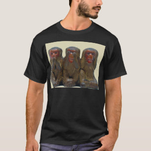 T-shirt Trois singes sages