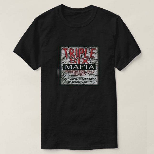 T-shirt Trois Six mafieux essentiels (Design devant)