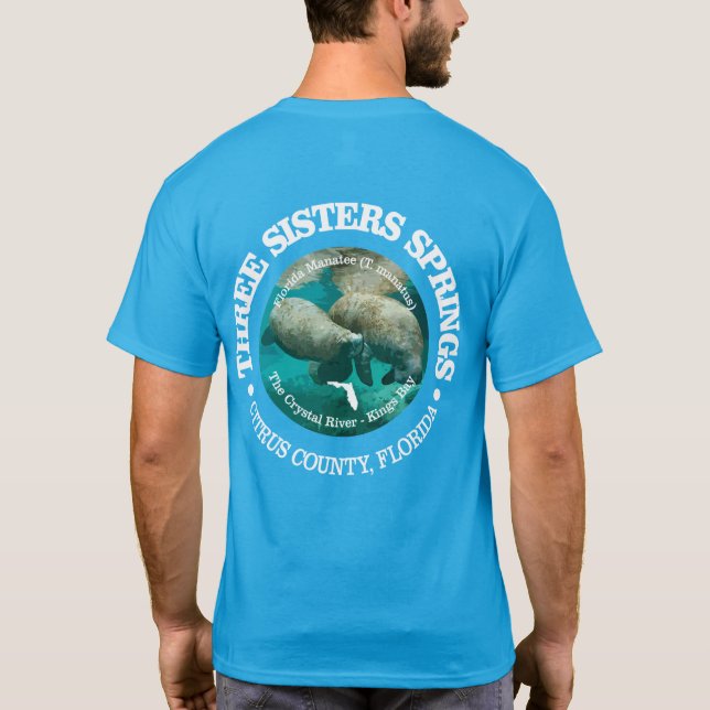 T-shirt Trois sources soeurs (rd) (Dos)