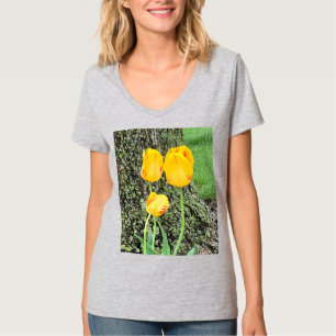 T-shirt Trois Tulipes Jaunes /