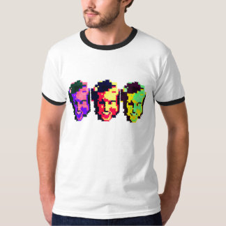 T-shirt Trois visages heureux