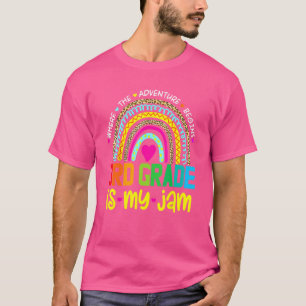 T-shirt Troisième 3e année est ma confiture de retour à l'