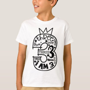 T-shirt Troisième anniversaire Tee - Design #3 : Un Trifec