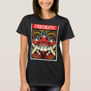 T-shirt Troisième Oeil Chaotique Malin Rouge Chromatique D