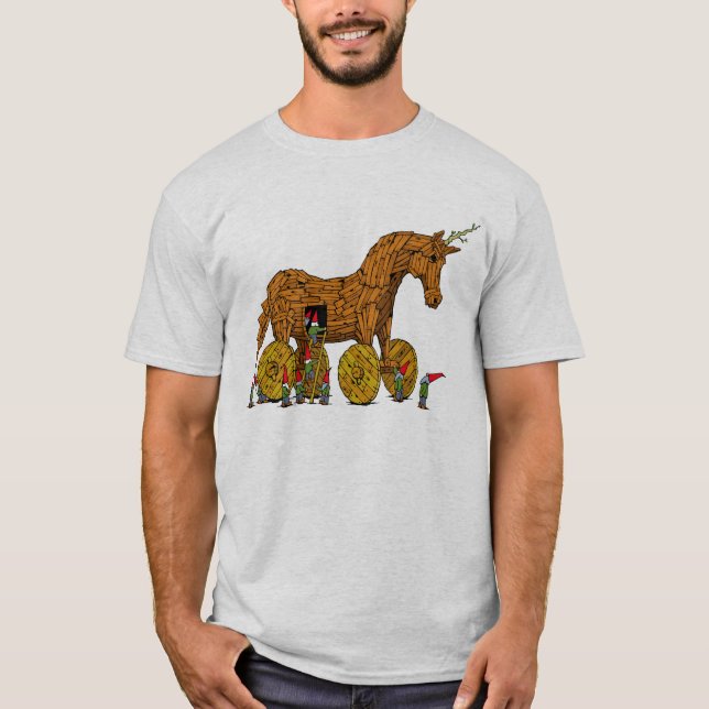 T-shirt Trojan de licorne (Devant)