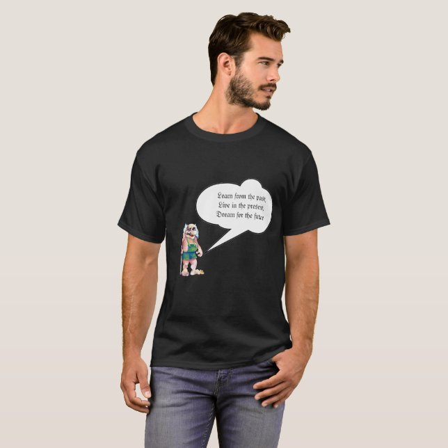 T-shirt Troll drôle scandinave - citation inspirante (Devant entier)