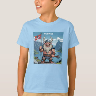 T-shirt Troll norvégien