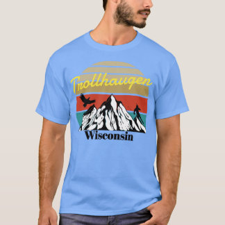 T-shirt Trollhaugen ski Wisconsin