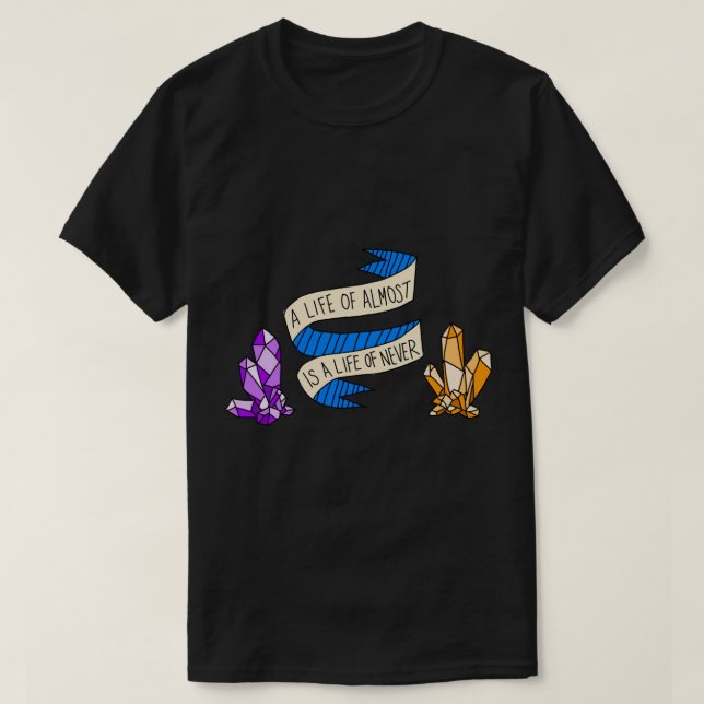 T-shirt Trollhunter Une vie de jamais Sticker (Design devant)