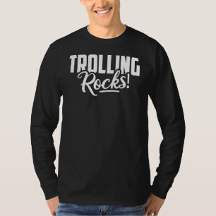 T-shirt Trollings Rocks Internet Troll Online Troll Sarcas