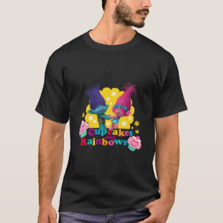 T-shirt Trolls Branch And Poppy Cupcakes