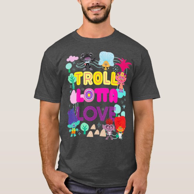 T-shirt Trolls World Tour Troll Love (Devant)
