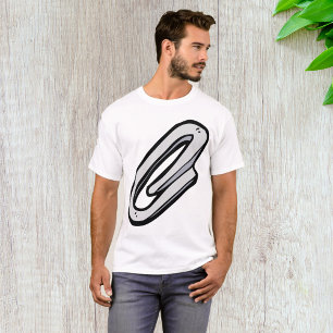 T-shirt Trombone à Papier Géant Argent Papeterie et Fourni