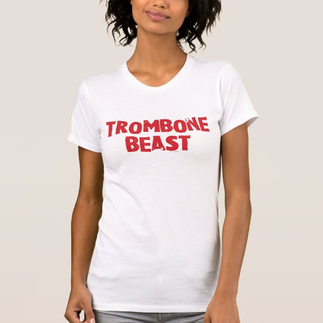 T-shirt Trombone Beast - Dames (Devant)