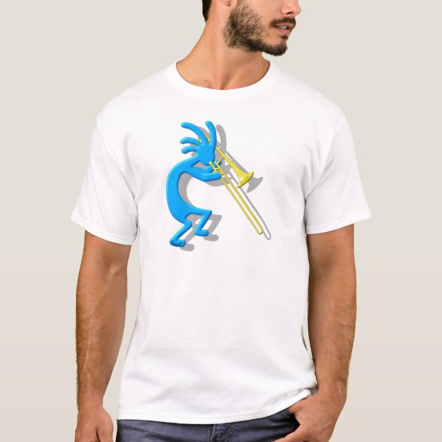T-shirt Trombone de Kokopelli (Devant)