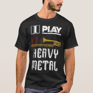 T-shirt Trombone de musique métallique lourde