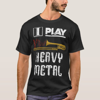 T-shirt Trombone de musique métallique lourde