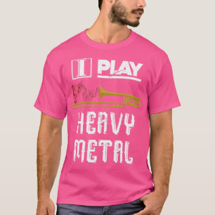 T-shirt Trombone de musique métallique lourde