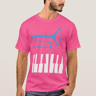 T-shirt Trombone Et Piano