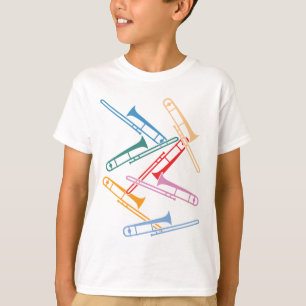 T-shirt Trombones Colorés