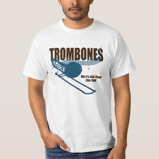 T-shirt Trombones Cool comme ça (Devant)