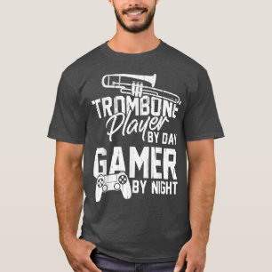 T-shirt Tromboniste Par Jeu De Jour Par NightMarching Band