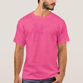 T-shirt Trompette De Jazz Féminine Hommes