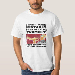 T-shirt Trompette - Jouer Une Trompette