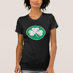 T-shirt Tronche de trèfle Grunge