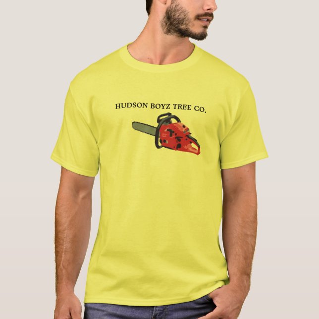 T-shirt Tronçonneuse, ARBRE Cie. du HUDSON BOYZ (Devant)