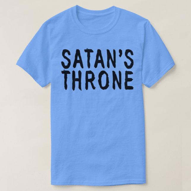 T-shirt Trône Satanx27s 4 (Design devant)