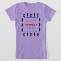 Trop de gens dehors Introvert drôle