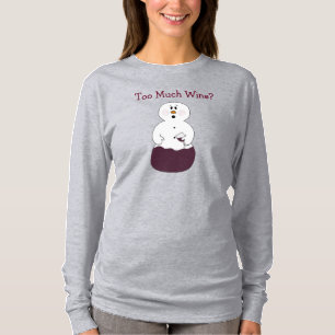 T-shirt trop de vin