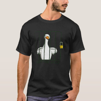 T-shirt Trop drôle Chemise d'humour de jeu de mots d'oie p