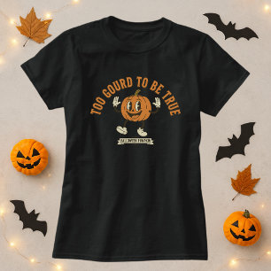 T-shirt Trop Gourde Pour Être Vraiment Mignonne Citrouille