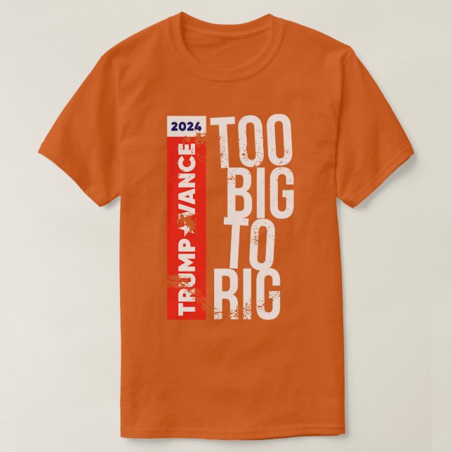 T-shirt Trop Gros Pour Retirer 2024 Déprimé 1 (Design devant)