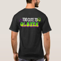 Trop mignon au gluten - Tee - shirts noirs sans gl