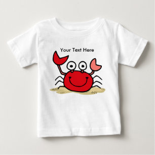T-shirt trop mignon de coutume de crabe