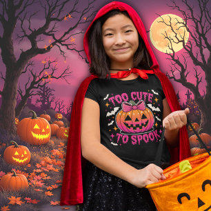 T-shirt Trop mignon pour effrayer Citrouille Halloween Coq