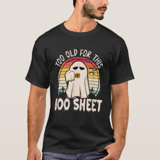 T-shirt Trop Vieux Pour Cette Feuille De Botte Drôle Hallo