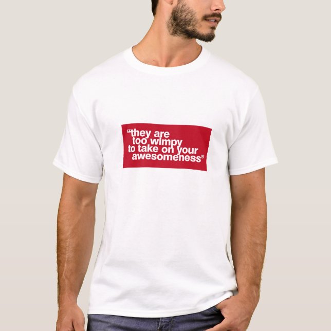 T-shirt trop wimpy (Devant)